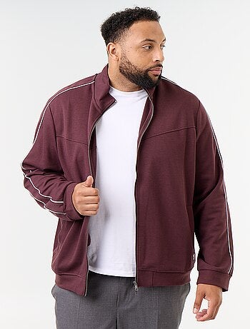 Sweat zippé en molleton léger