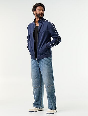 Sweat zippé en molleton