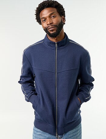 Sweat zippé en molleton