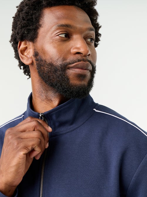 Sweat zippé en molleton - Kiabi Sweat zippé en molleton - Kiabi