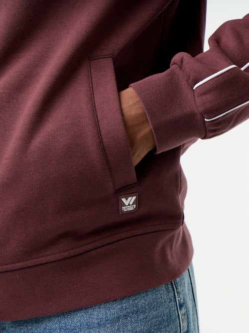 Sweat zippé en molleton - Kiabi