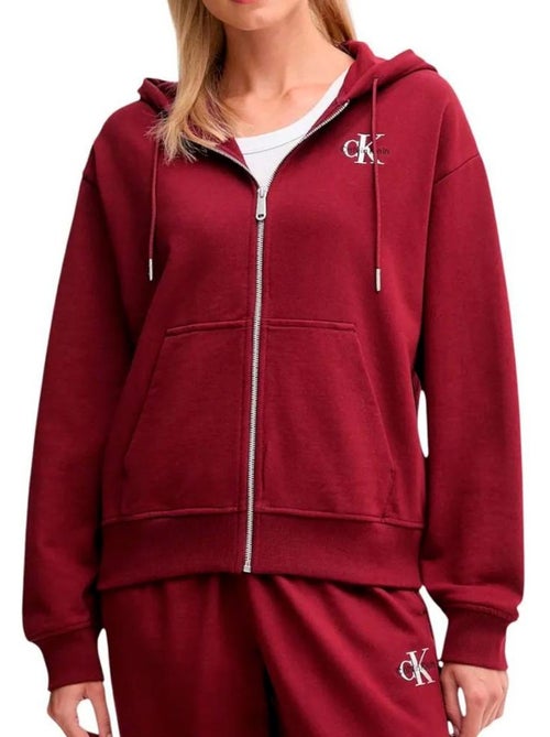 Sweat Zippé Femme Calvin Klein Jeans - Kiabi