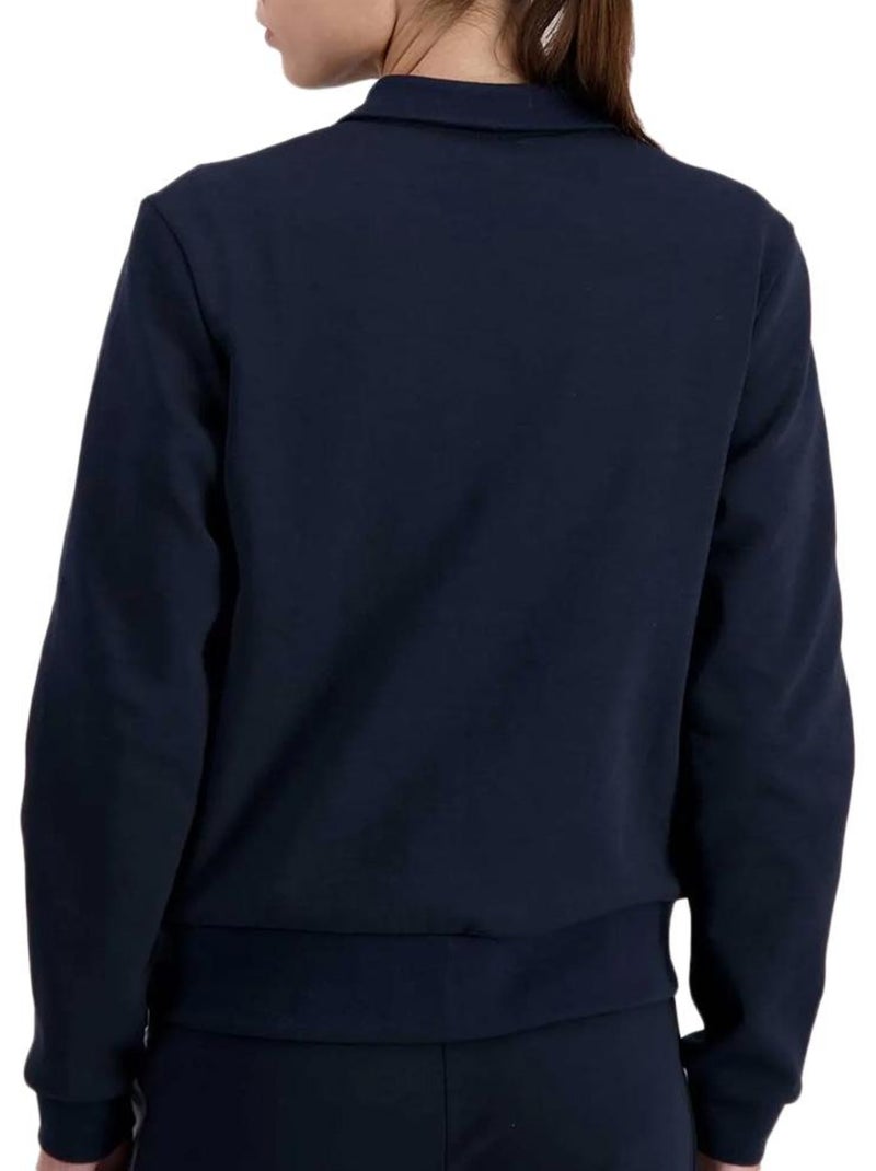 Sweat Zippé Femme Le Coq Sportif Bleu marine - Kiabi
