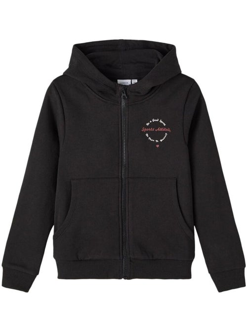 Sweat zippé Fille Name It - Kiabi