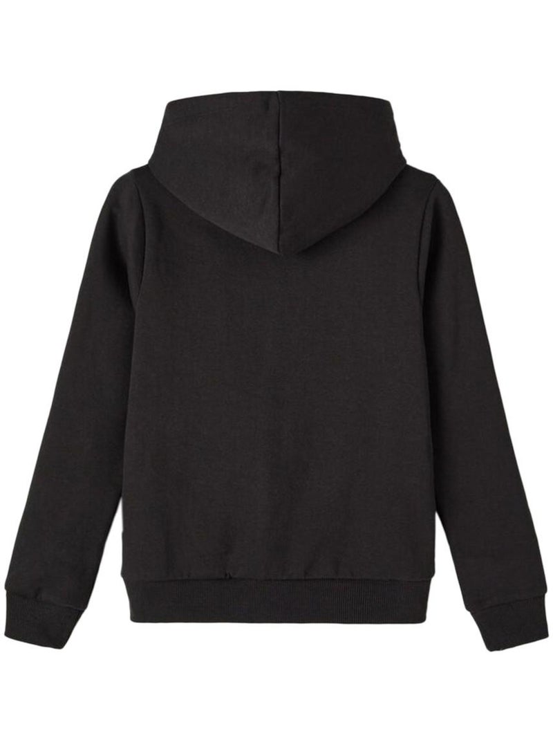 Sweat zippé Fille Name It Noir - Kiabi