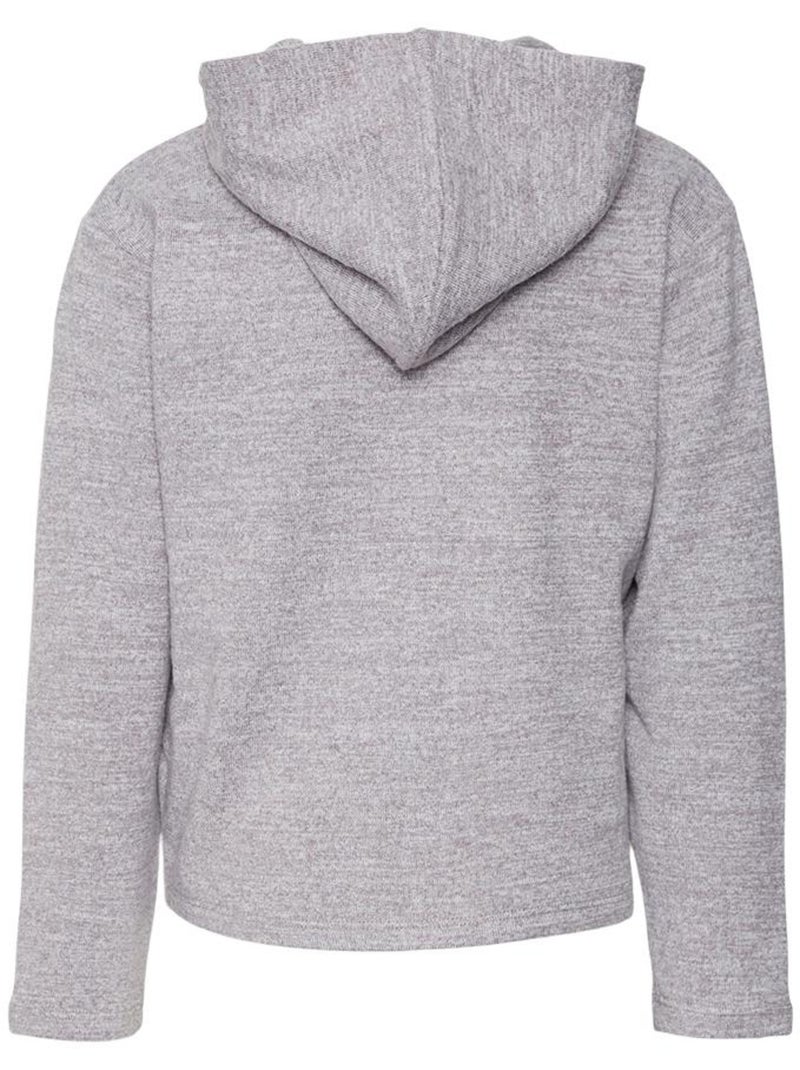 Sweat Zippé Fille Vero Moda Gris Argenté - Kiabi