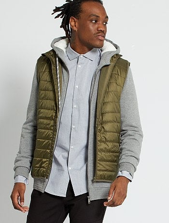 Sweat zippé fourré