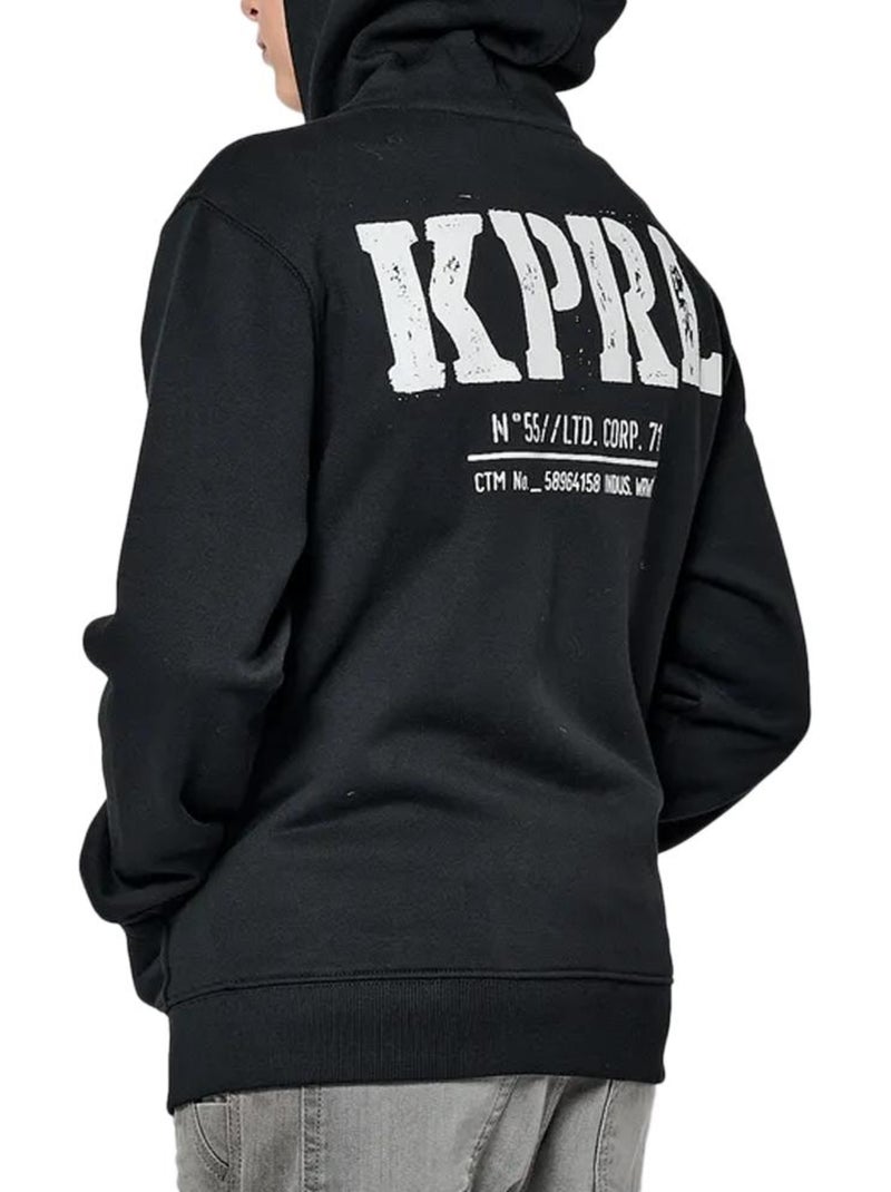 Sweat zippé Garçon Kaporal Noir - Kiabi