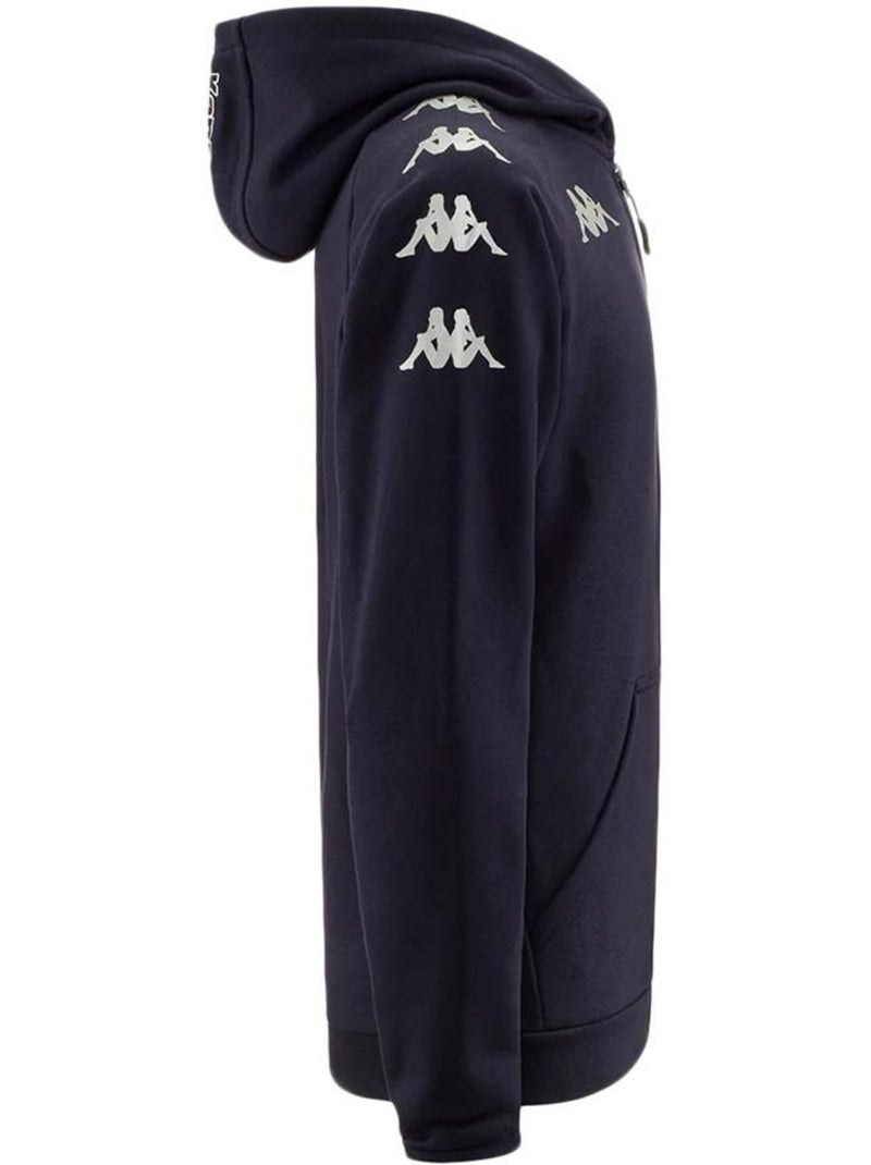 Sweat Zippé Garçon Kappa Bleu marine - Kiabi