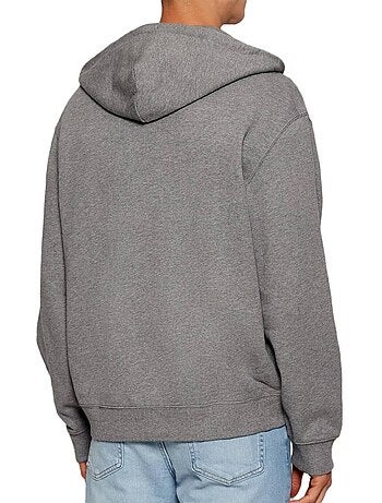 Sweat Zippé Homme Calvin Klein Jeans Terry Monog