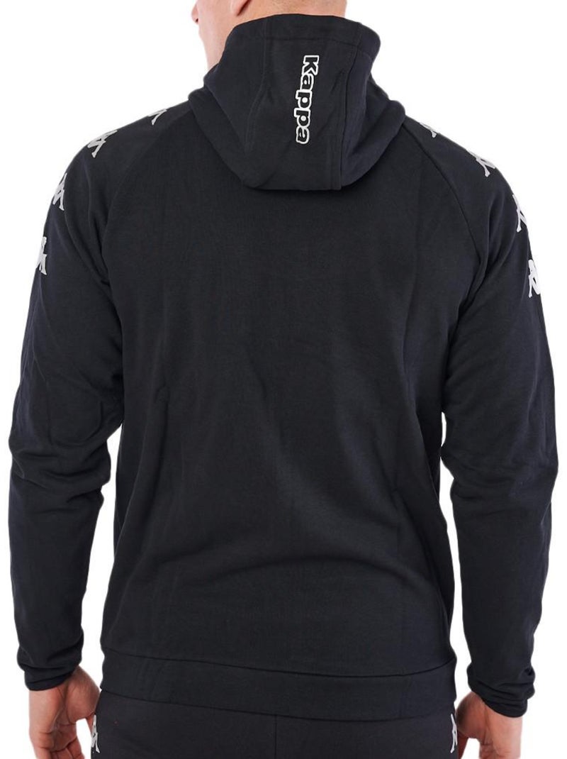 Sweat zippé homme kappa Noir - Kiabi