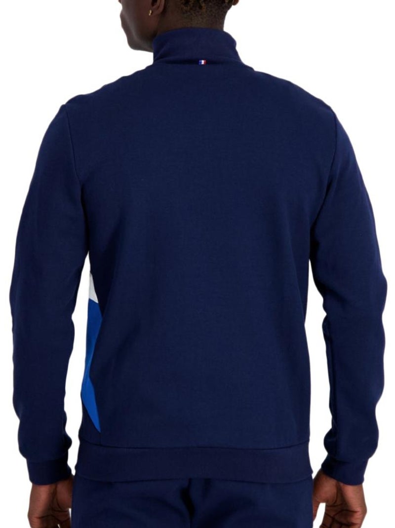Sweat Zippé Homme Le Coq Sportif Bleu marine - Kiabi