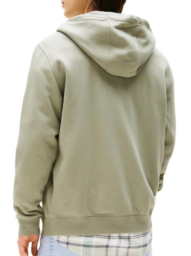 Sweat Zippé Homme Tommy Hilfiger - M Vert - Kiabi