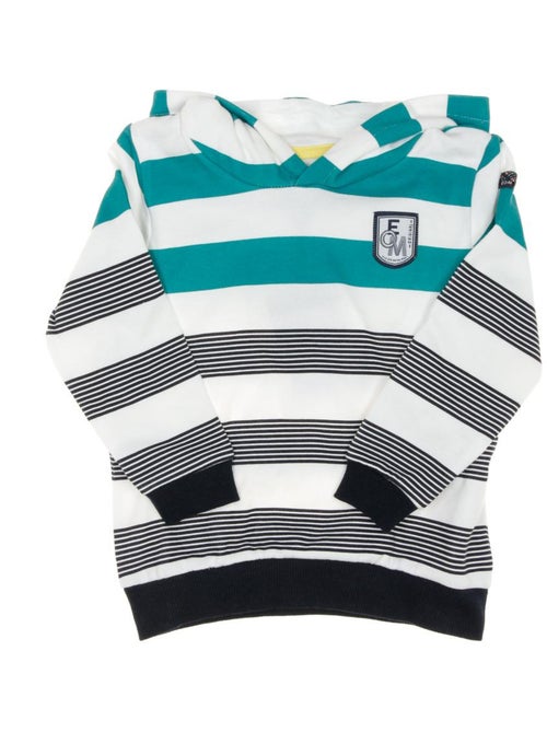 Sweat Zippé Rayure Garçon - Kiabi Sweat Zippé Rayure Garçon - Kiabi
