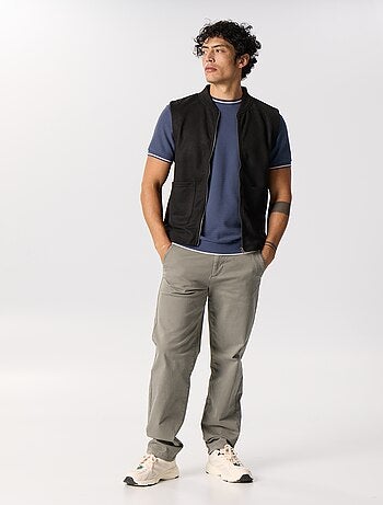 Sweat zippé sans manches