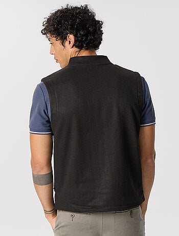 Sweat zippé sans manches
