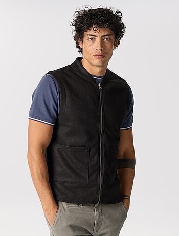 Sweat zippé sans manches
