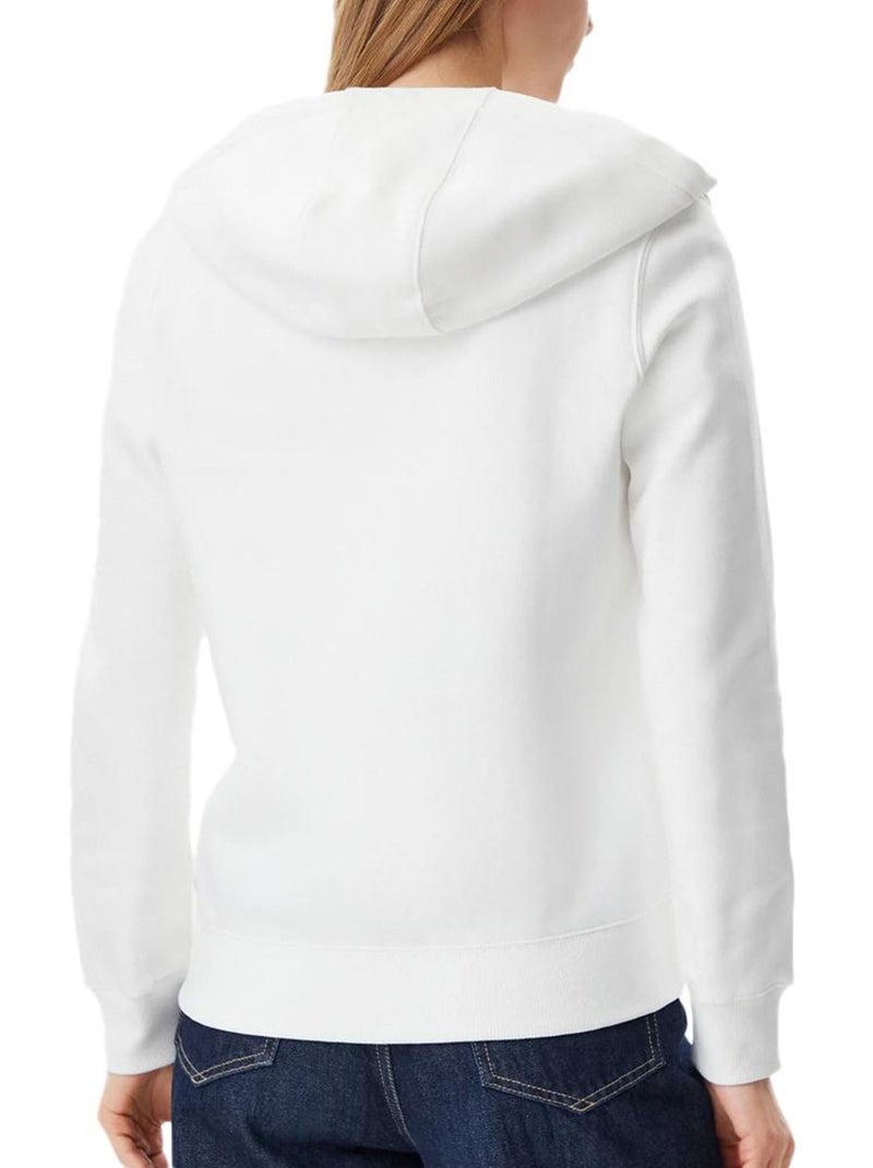 Sweat zippée femme tommy hilfiger Blanc - Kiabi