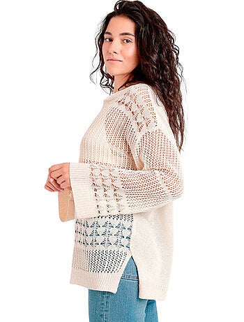 Sweater manches longues Crochet