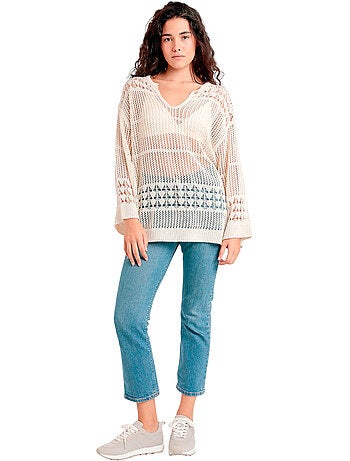 Sweater manches longues Crochet