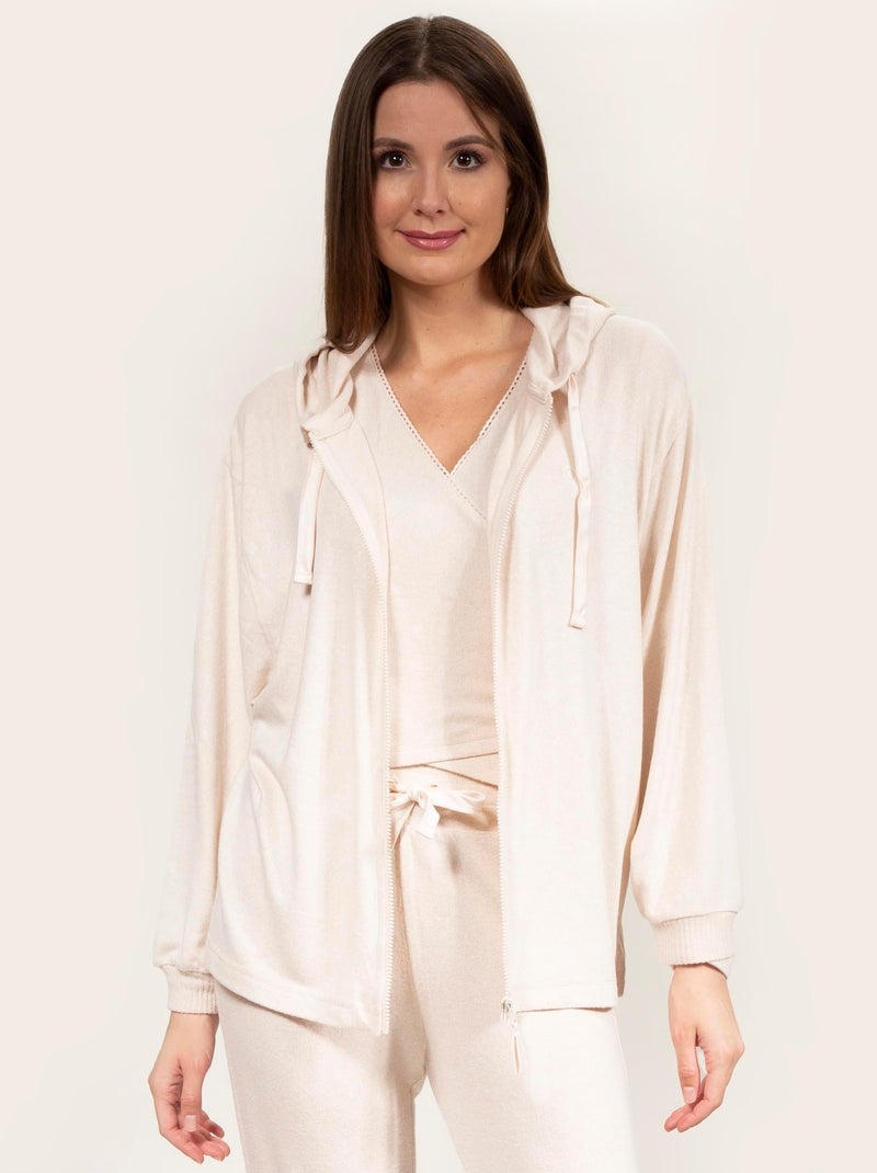 Sweats homewear vêtements d'intérieur, matière ultra-douce et respirante. Beige - Kiabi