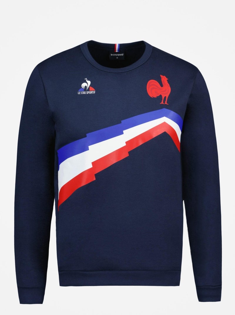 Sweats 'Le Coq Sportif' 'Ffr Fanwear Crew Sweat N°1 M' Bleu - Kiabi