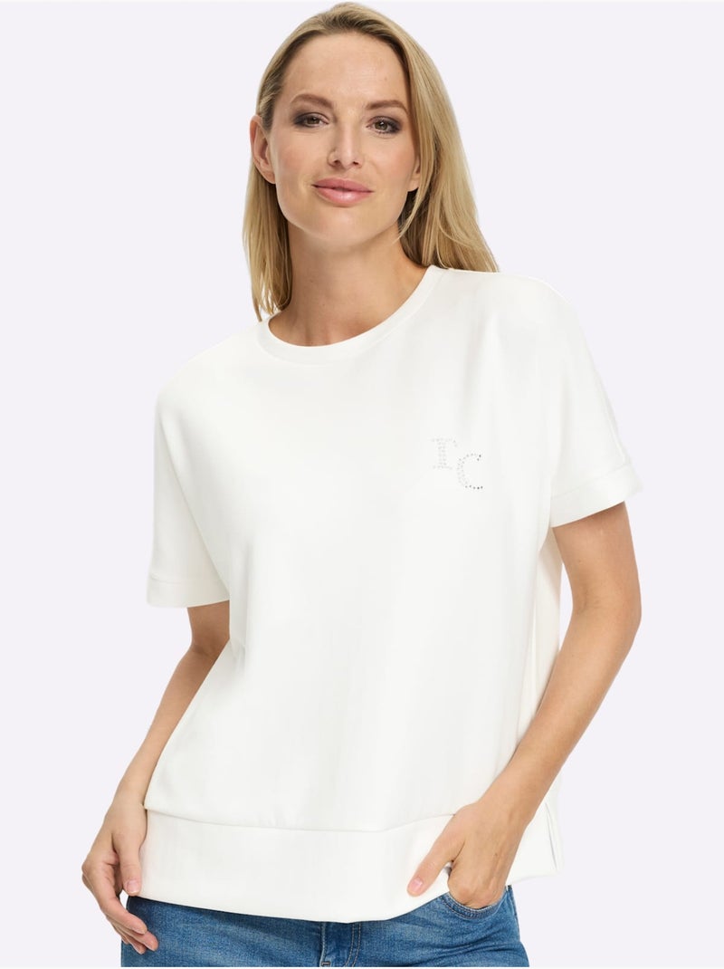 Sweatshirt - Taille Standard - Helline Ecru - Kiabi
