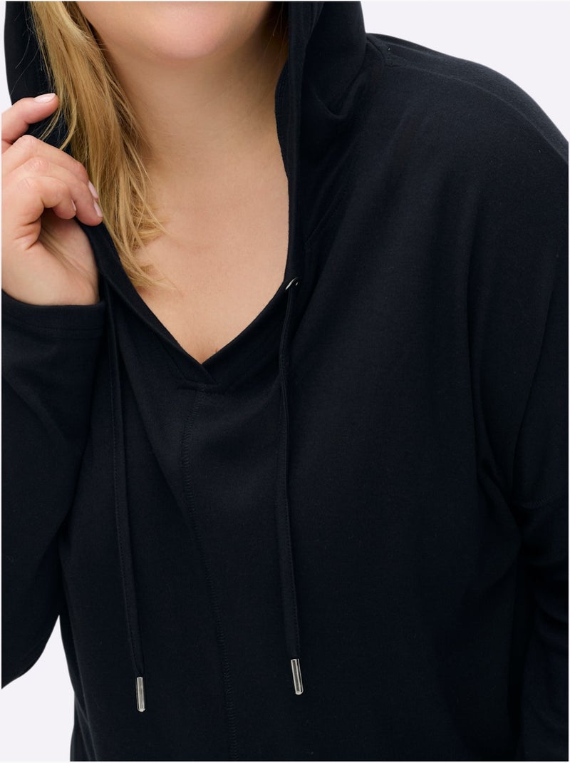 Sweatshirt - Taille Standard - Sheego Bleu foncé - Kiabi