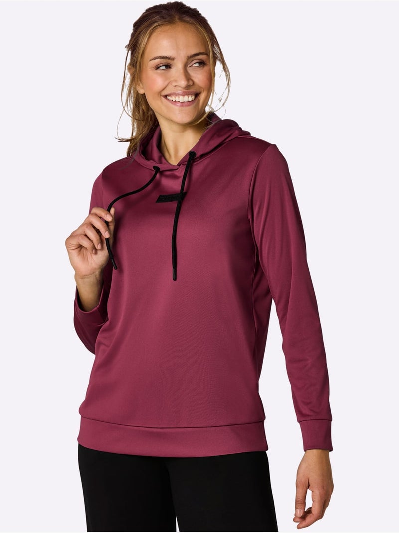 Sweatshirt - taille standard - witt Bordeaux - Kiabi