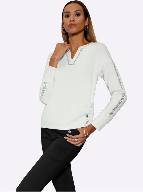 Sweatshirt 2 Coloris - Taille Standard - Helline - Kiabi