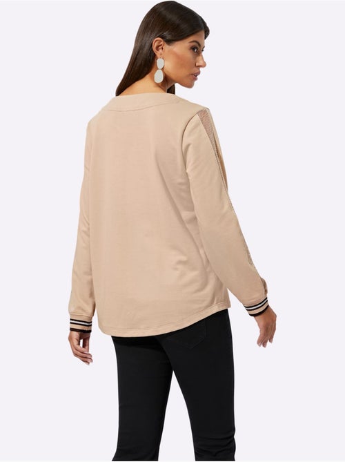 Sweatshirt 50% Coton - Taille Standard - helline - Kiabi