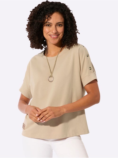 Sweatshirt 50% Coton - Taille Standard - Witt - Kiabi Sweatshirt 50% Coton - Taille Standard - Witt - Kiabi