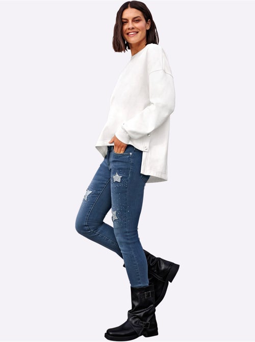 Sweatshirt 50% coton - taille standard - witt - Kiabi