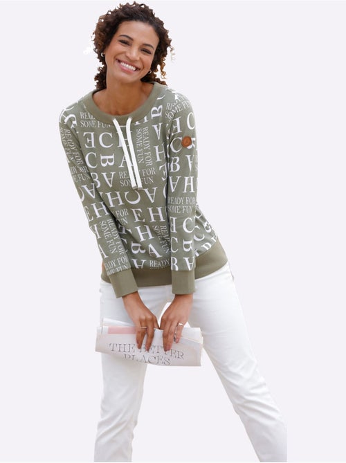 Sweatshirt 50% Coton - Taille Standard - Witt - Kiabi