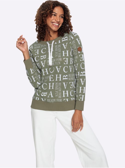 Sweatshirt 50% Coton - Taille Standard - Witt - Kiabi