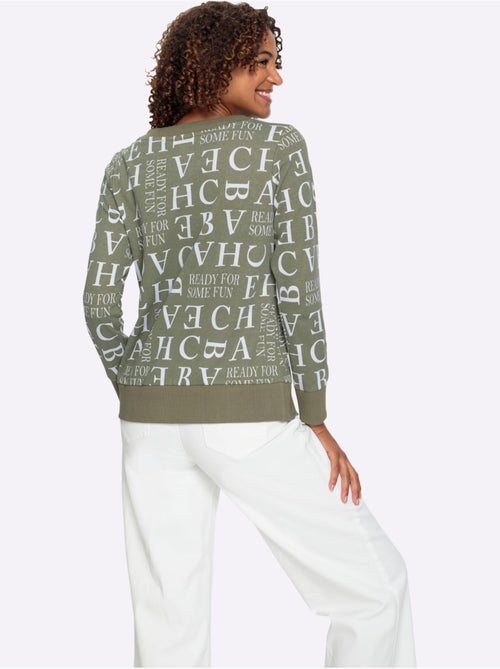 Sweatshirt 50% Coton - Taille Standard - Witt - Kiabi