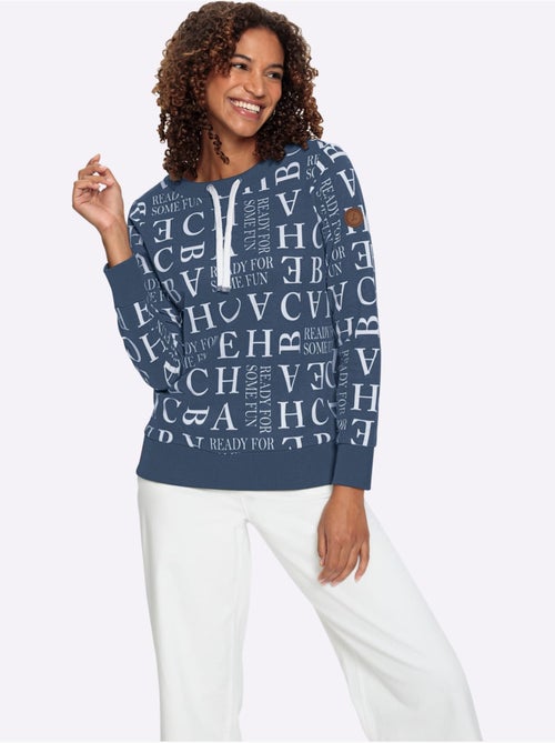Sweatshirt 50% Coton - Taille Standard - Witt - Kiabi Sweatshirt 50% Coton - Taille Standard - Witt - Kiabi