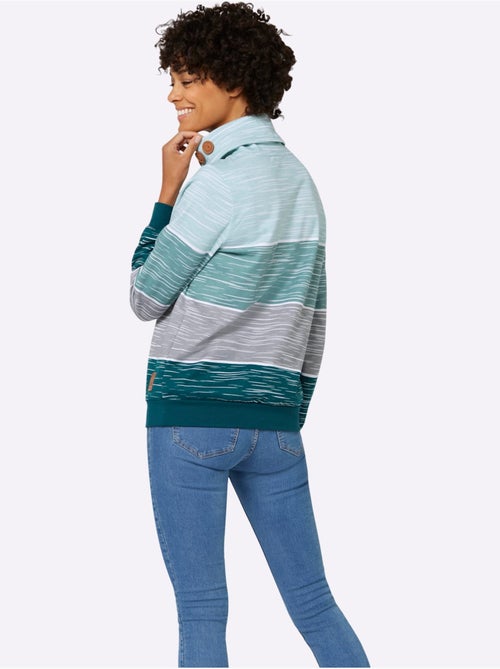 Sweatshirt 50% coton - taille standard - witt - Kiabi Sweatshirt 50% coton - taille standard - witt - Kiabi