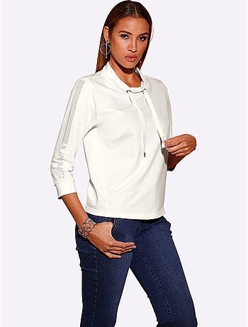 Sweatshirt 50% modal - taille standard - helline