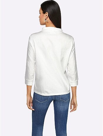Sweatshirt 50% modal - taille standard - helline