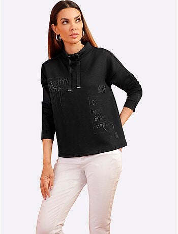 Sweatshirt 50% modal - taille standard - helline