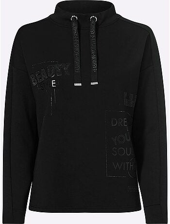 Sweatshirt 50% modal - taille standard - helline