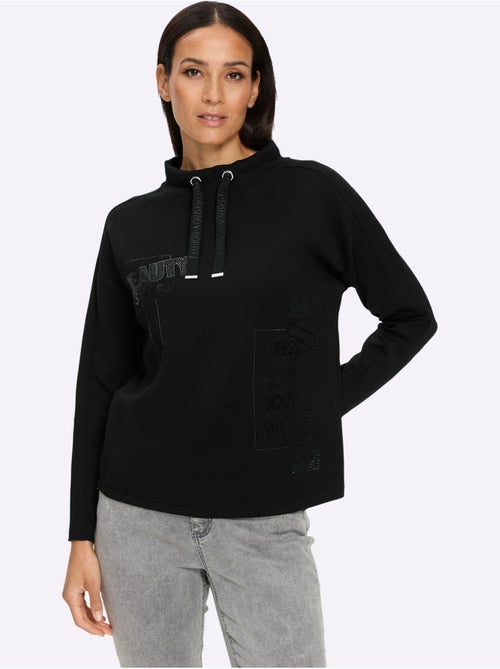 Sweatshirt 50% Modal - Taille Standard - Helline - Kiabi
