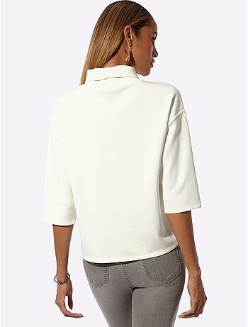 Sweatshirt 50% modal (tencel) - taille standard - helline