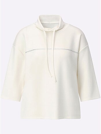 Sweatshirt 50% modal (tencel) - taille standard - helline