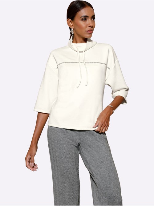 Sweatshirt 50% Modal (tencel) - Taille Standard - Helline - Kiabi Sweatshirt 50% Modal (tencel) - Taille Standard - Helline - Kiabi