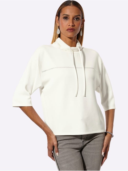 Sweatshirt 50% Modal (tencel) - Taille Standard - Helline - Kiabi Sweatshirt 50% Modal (tencel) - Taille Standard - Helline - Kiabi