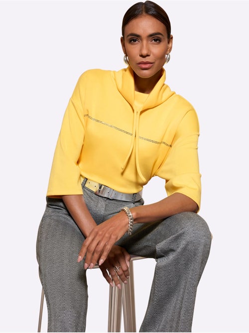 Sweatshirt 50% Modal (tencel) - Taille Standard - Helline - Kiabi