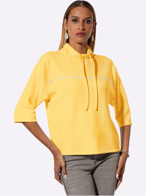 Sweatshirt 50% Modal (tencel) - Taille Standard - Helline - Kiabi