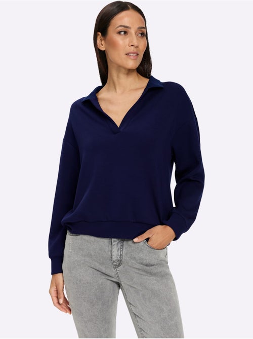 Sweatshirt 55% Viscose - Taille Standard - Helline - Kiabi Sweatshirt 55% Viscose - Taille Standard - Helline - Kiabi